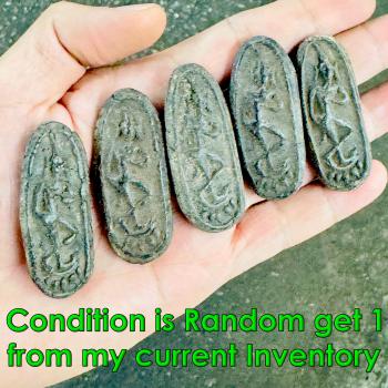 Millionaire Rich Walking Buddha Jindamani Boon WatKlangBangKaw Thai Amulet 16797